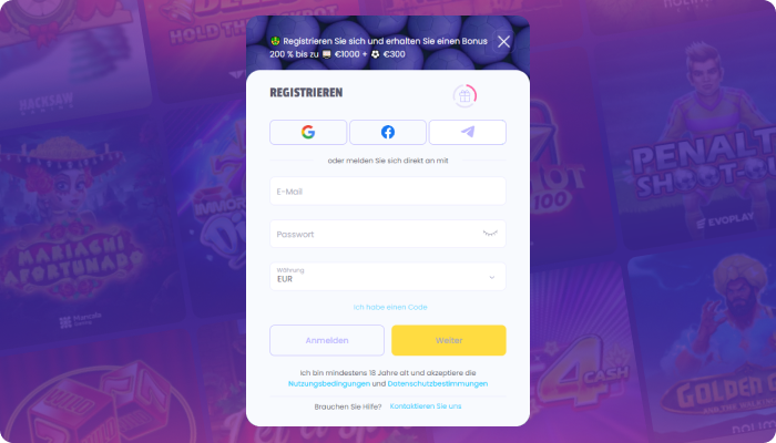 LalaBet Online-Casino, das Anmeldeboni bietet